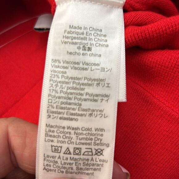 J. Crew BX869 Delaney Kickout Sweater Pants in Red NWT size Small Petite - Picture 12 of 13